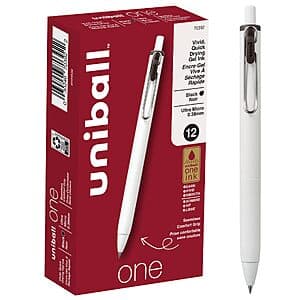 uni-ball One 젤 펜 0.38mm 12개