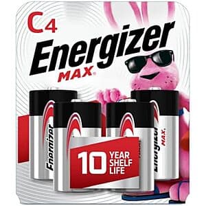 Energizer MAX C 배터리 4개입