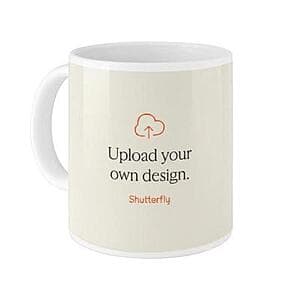 Shutterfly 11oz 화이트 포토 머그