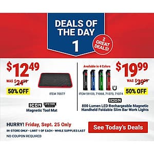 Icon 매직컬 툴 매트/슬림 워크 라이트