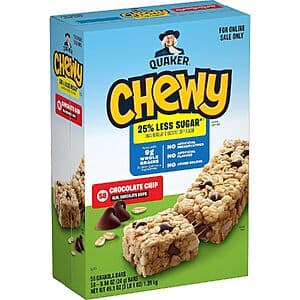 Quaker Chewy Granola Bars 58
