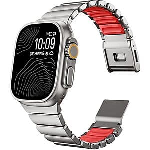 KADES Titanium Silicone Magnetic Band for Apple Watch Ultra