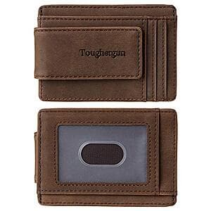 Toughergun 남성용 슬림 RFID 차단 지갑 머니클립 $5