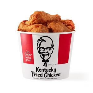 KFC Bucket Free w/ $15+ Purchase