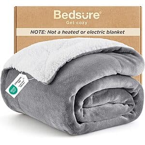 Bedsure GentleSoft 담요 (Grey)