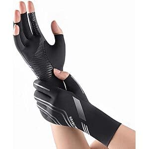 SOLOEVER Fingerless Compression Arthritis Gloves