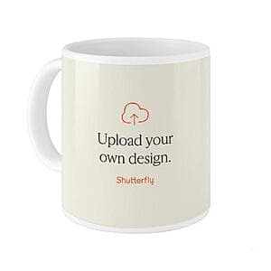 Shutterfly 11oz 화이트 포토 머그