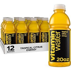 vitaminwater Energy Tropical Citrus 20 oz 12-Pack