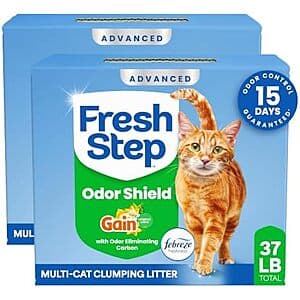 Fresh Step 고양이 모래 18.5lb 2팩