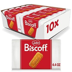 Lotus Biscoff 쿠키 10팩 4.4oz
