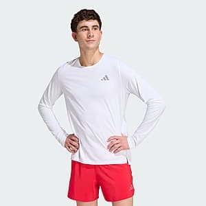 adidas ADI365 Climacool Iconic Long Sleeve Shirt (White)