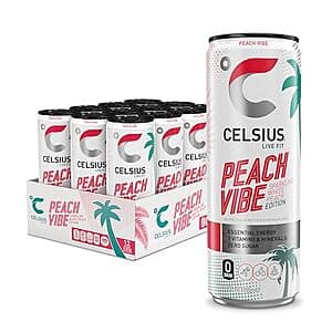 Celsius Peach Vibe 12-pack
