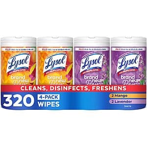 Lysol All-Purpose Wipes 4pk