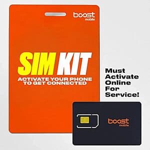 Boost Mobile SIM 키트 30GB