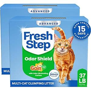 Fresh Step 고양이 모래 18.5lb 2팩