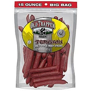 Old Trapper Deli-Style Beef Sticks Teriyaki 15oz