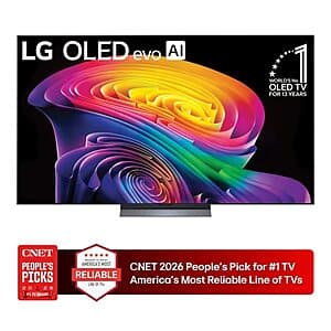 LG C6H 77인치 OLED 4K TV 세트