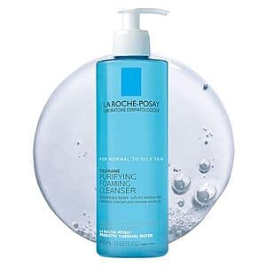 La Roche-Posay 퓨리파잉 폼 클렌저 13.52-Oz $12.60 w/ S&S