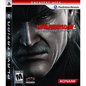 Metal Gear Solid 4: Guns of the Patriots (PS3 Greatest Hits) $10