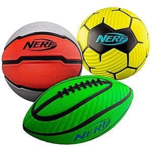 Nerf 미니 폼 스포츠 볼 3개 세트