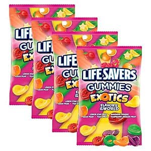 Life Savers Exotics 젤리 4팩 7o