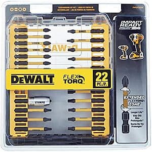 DeWALT FlexTorq 비트세트 22pc