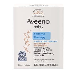 Aveeno 베이비 오트밀 목욕제 5개입