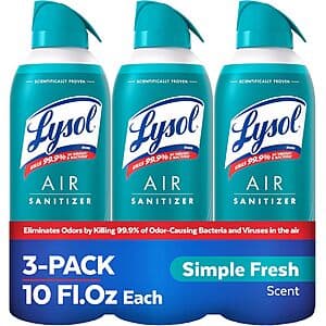 Lysol 에어 살균 스프레이 3팩
