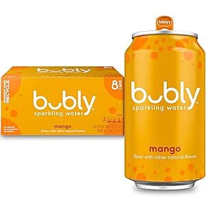 Bubly 망고 탄산수 12oz 8팩