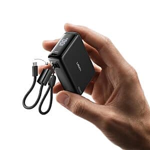 LISEN 10,000mAh 2-Port 45W Power Bank