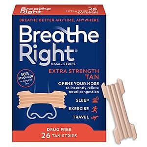 Breathe Right 익스트라 스트렝스 26개