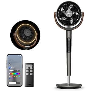 Dreo TurboPoly 517S Oscillating Smart Pedestal Fan