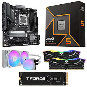Ryzen 5 9600X, GIGABYTE B850M mATX, 32GB Team DDR5, 1TB Team SSD, 240mm AIO $781 + Free S&H
