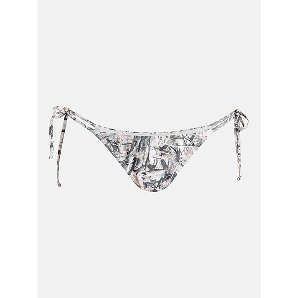 No Boundaries Women's Low Rise String Swim Bottoms (Camo)
