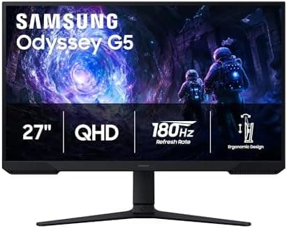 27" Samsung Odyssey G5 1440p 180Hz 1ms FreeSync VA Monitor $150 + Free S&H