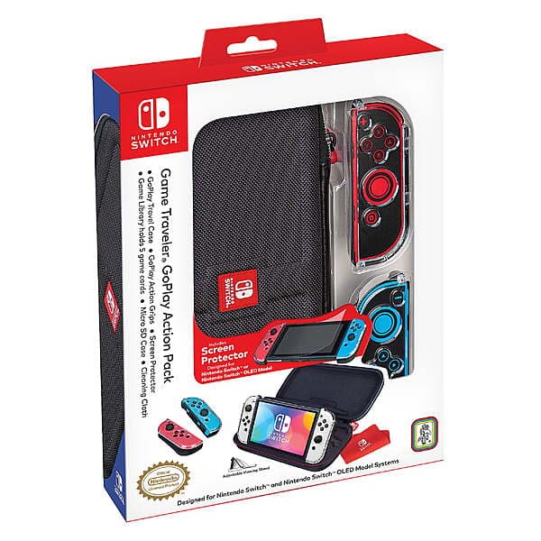 Nintendo Switch GoPlay Action Pack w/ Case & Grips