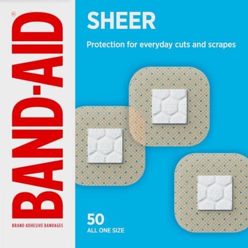 BAND-AID Sheer Spots 50개입