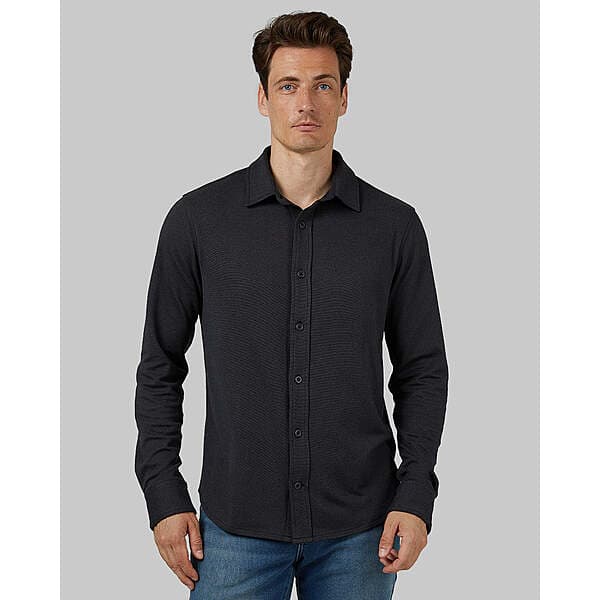 32 Degrees Men's Soft Stretch Knit Long Sleeve Shirt