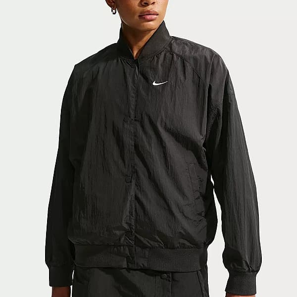 Nike Women's Sportswear Varsity Jacket (Black)