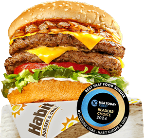 Habit Burger Free Double Char Burger with $8+ Purchase
