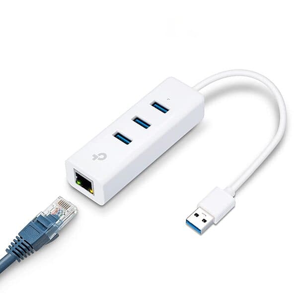 TP-Link USB 3.0 to Gigabit Ethernet + 3-Port USB Hub Adapter