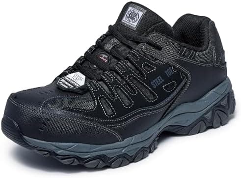Skechers Cankton Steel Toe Lace-Up Shoes