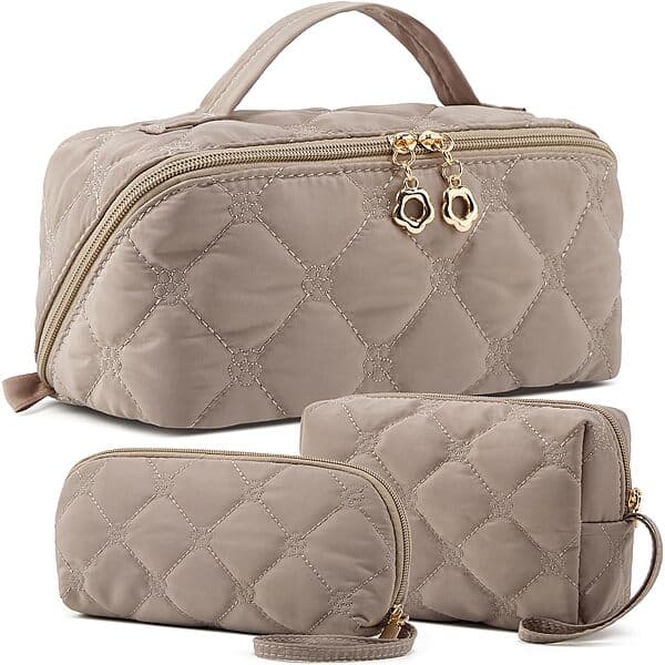 YTL 3-Pc Makeup Cosmetic Travel Bag Set