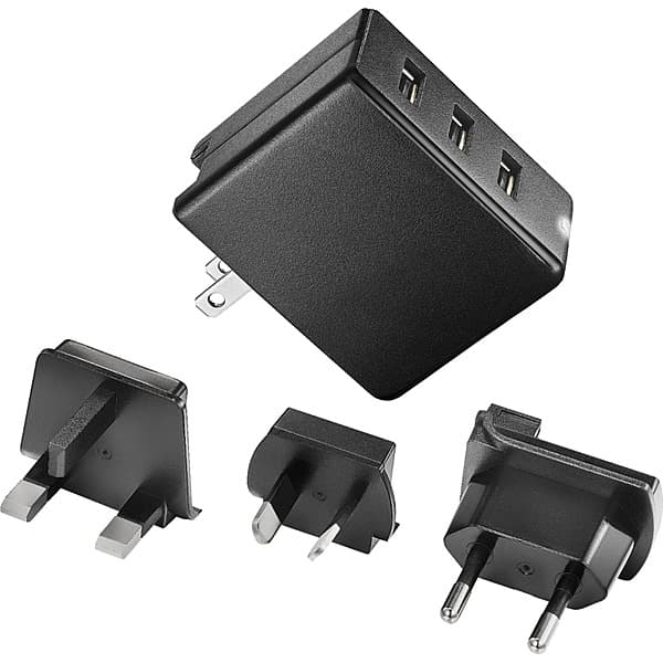 Insignia 30W 3-Port Foldable USB Wall Charger