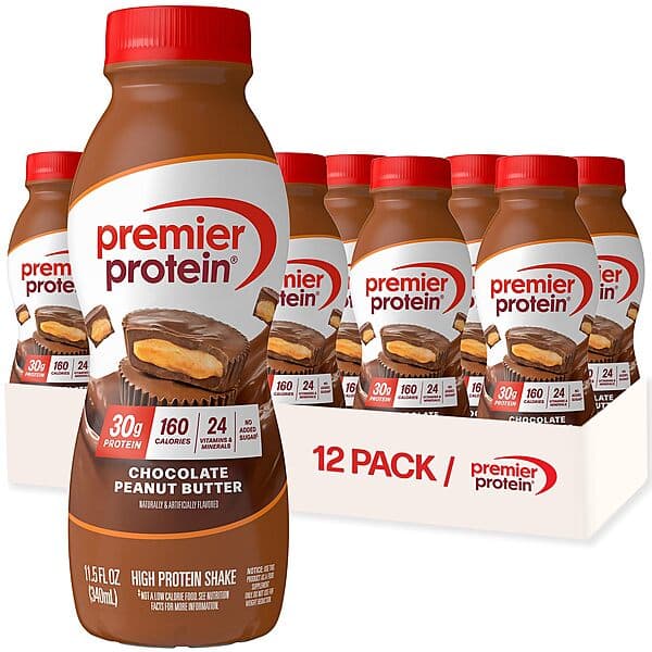 Premier Protein Shake Chocolate Peanut Butter 12-Pack