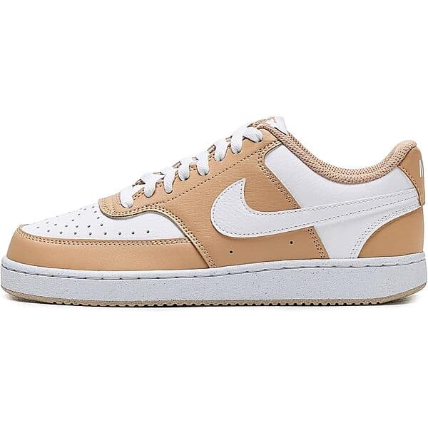 Nike Women's Court Vision Low Next Nature Shoes (Hemp/White)