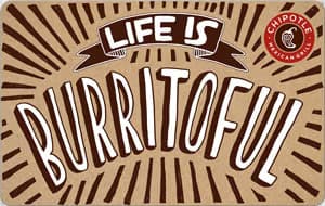 $25 Chipotle 기프트카드 (디지털 배송) $20