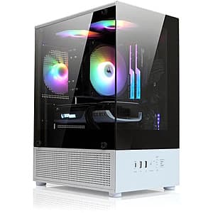 zalman CUBIX-G Micro-ATX PC 케이스 (120mm FRGB 팬 3개 포함) $30 + 무료 배송