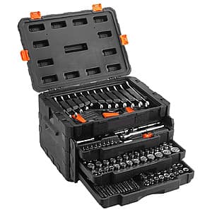 450피스 VEVOR SucceBuy SAE & 메트릭 메카닉스 툴 & 소켓 세트 (딥 / 스탠다드) $57.45 + 무료배송