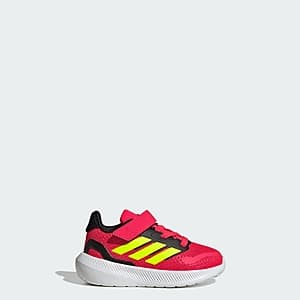 아디다스 키즈 런펄컨 5 신발 (한정 사이즈, Lucid Red/Lucid Lemon/Core Black) $16 + 무료 배송